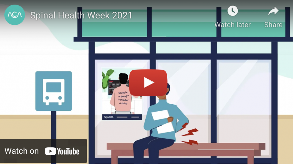 Spinal health week 2021, consider a Chiro for your spine